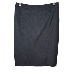 Dorothy Perkins Gray Pinstripe Pencil Skirt Size UK 10 / US Size 6